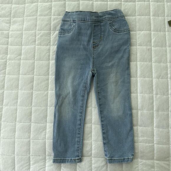 Polo Ralph Lauren The Aubrie Legging Jeans 24M Girls Denim Pants Stretch Pocket - Picture 1 of 9